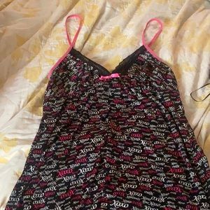 Pretty tank top with laced top